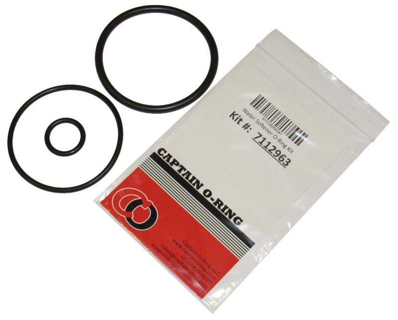 Captain O-Ring Water Softener O-Ring Seal Kit 7112963 / WS35X10001 for Kenmore, GE, and More Water Systems (Includes P/N: 7170296, 7170254, 7170270) - Image 2